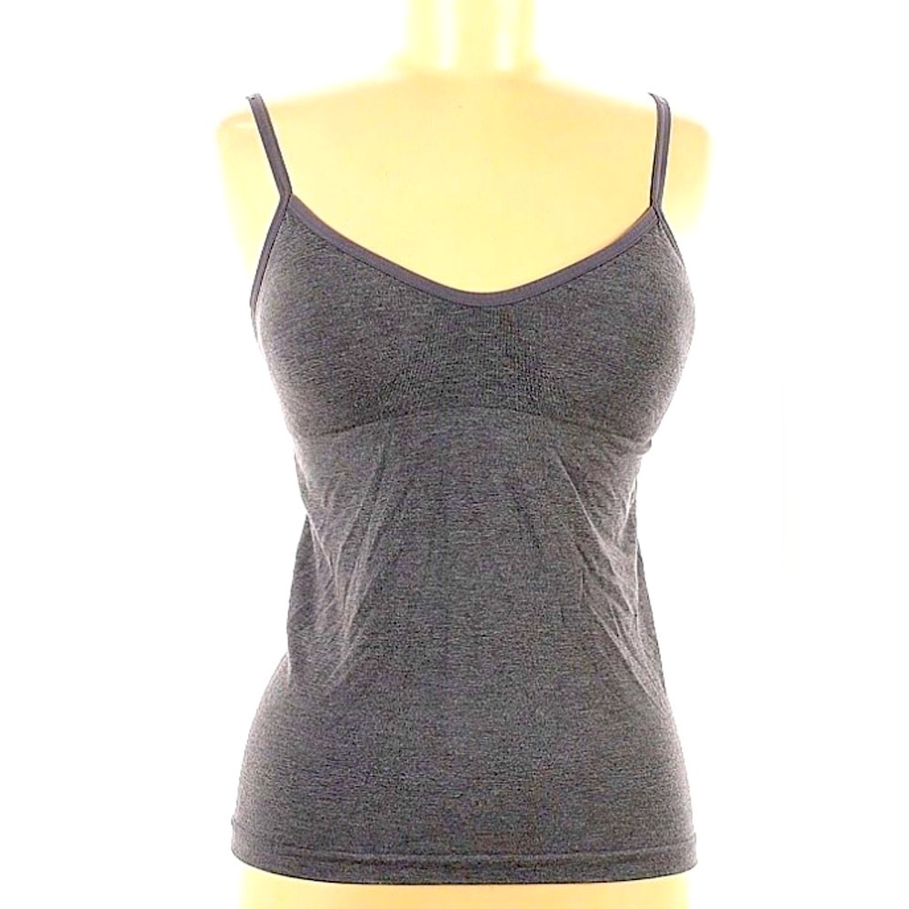 Skinny Girl LARGE Smoothers & Shapers Control Camisole Top Tank Gray Slimming